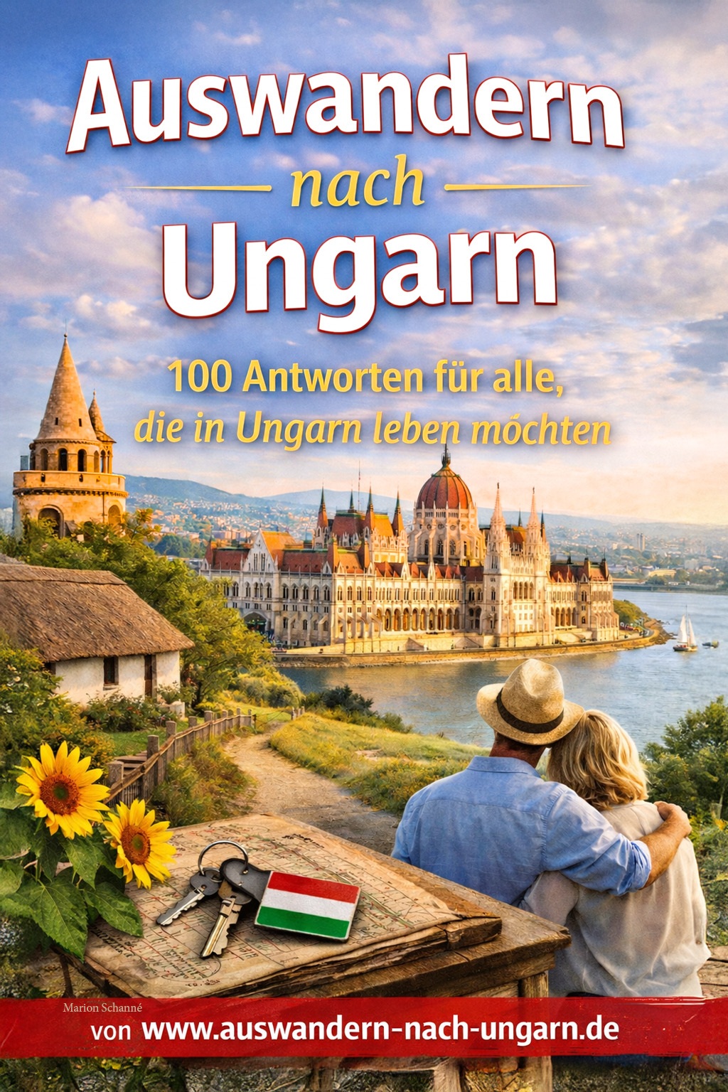 Buchcover Auswandern nach Ungarn – 100 Antworten