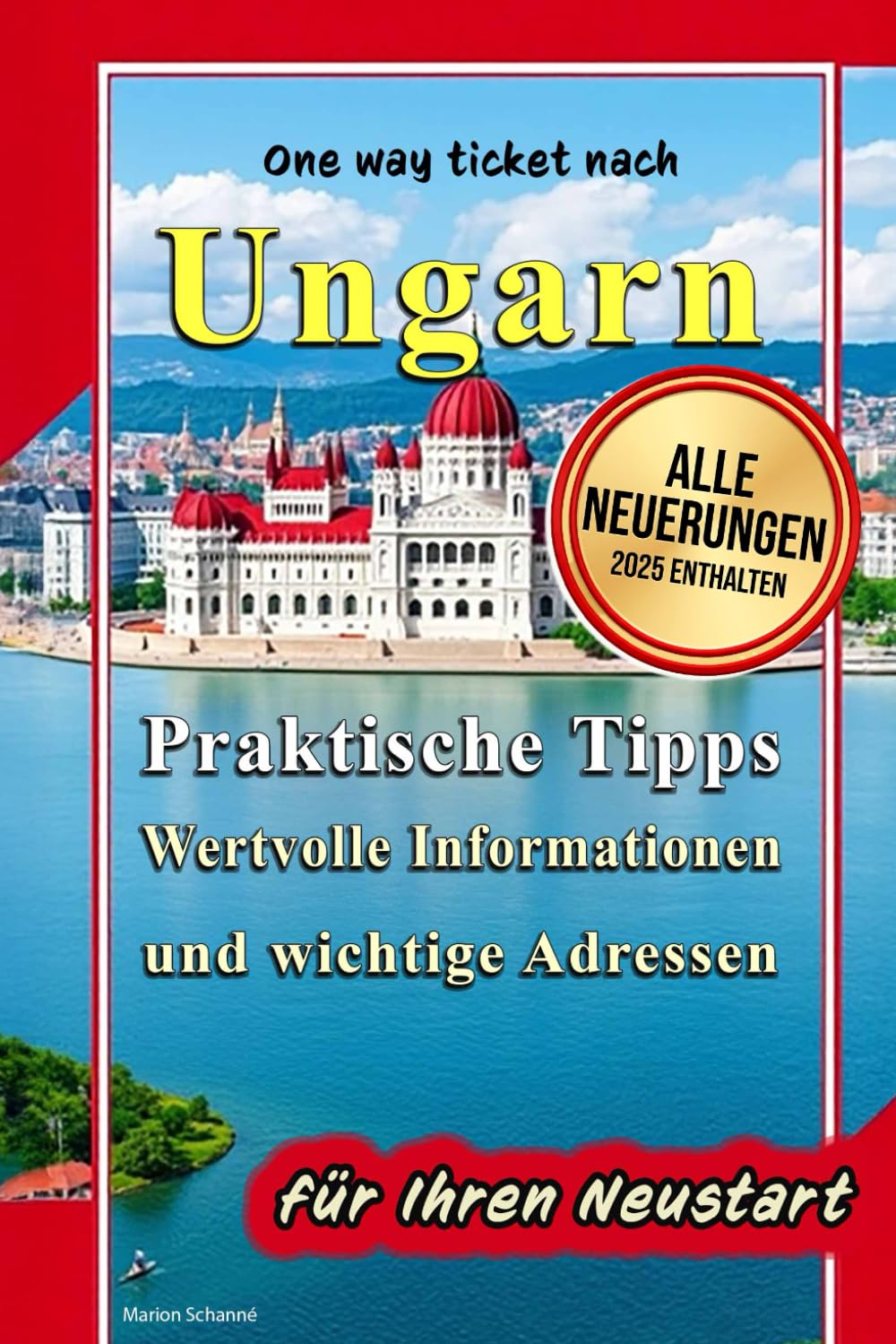 Buchcover One Way Ticket nach Ungarn